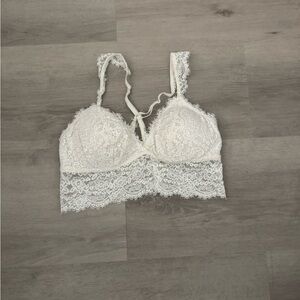 Aerie Lace Bralette - white
